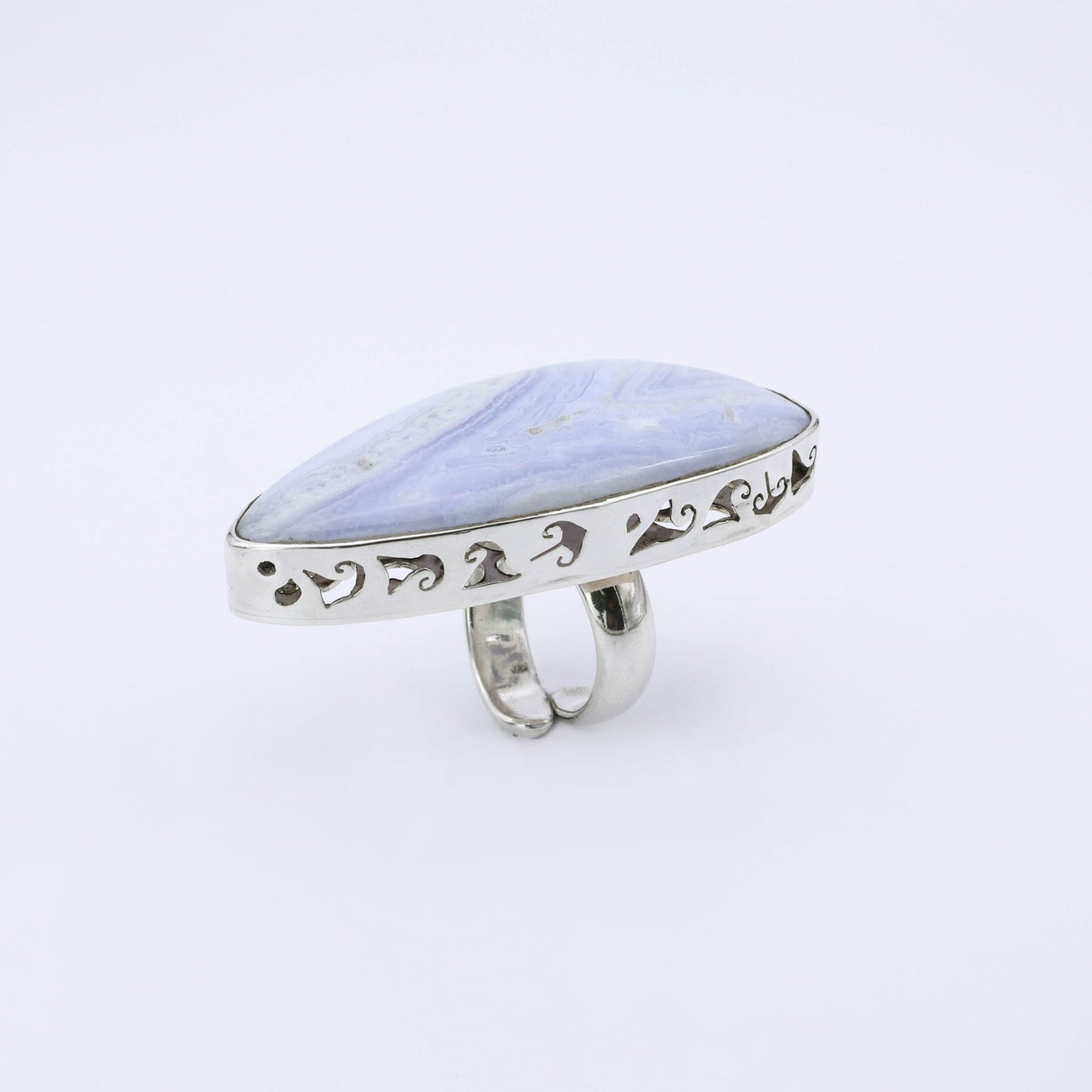 IC: ANILLO PLATA 925 AGATA NATURAL ARTESANIA ESPAÑA