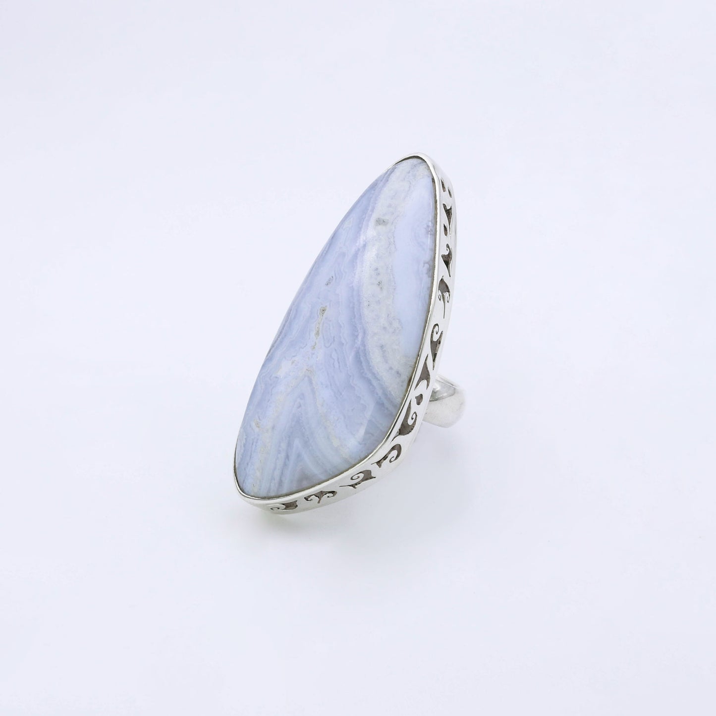 IC: ANILLO PLATA 925 AGATA NATURAL ARTESANIA ESPAÑA
