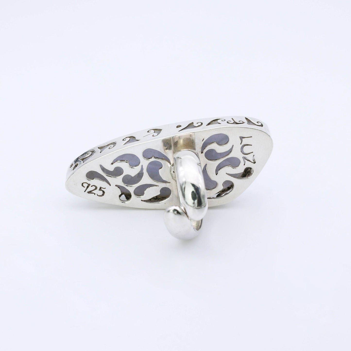 IC: ANILLO PLATA 925 AGATA NATURAL ARTESANIA ESPAÑA LUZ