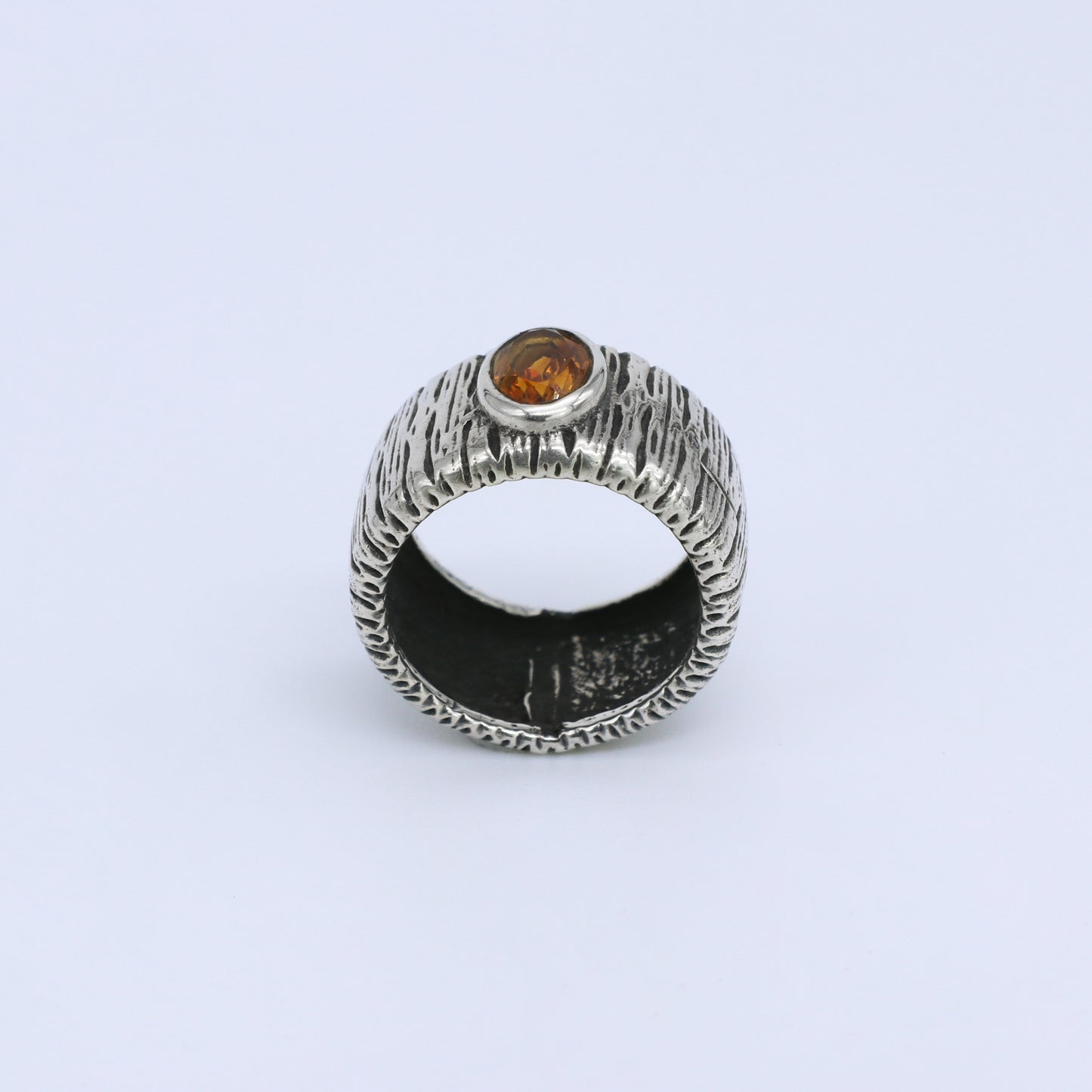 Plata Luz anillo citrino Viteli 01