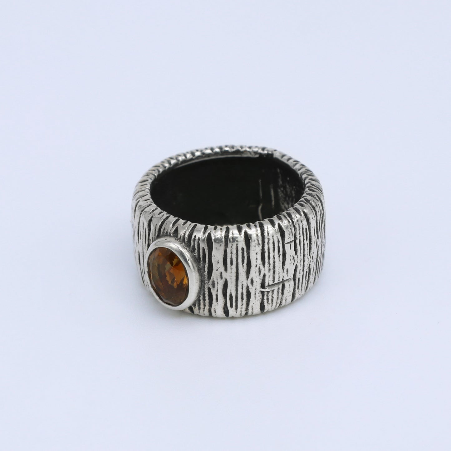 Plata Luz anillo citrino Viteli 03