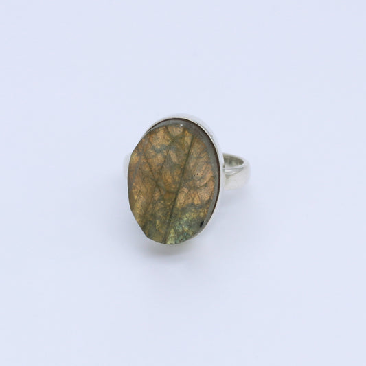 Plata Luz Anillo Labradorita Bhara 04