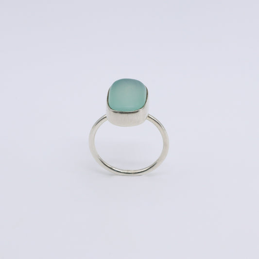 Anillo Plata Calcedonia Mare