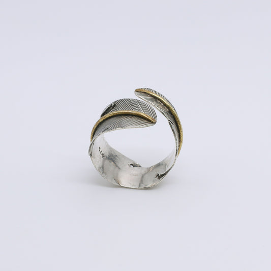 Anillo Plata Pluma