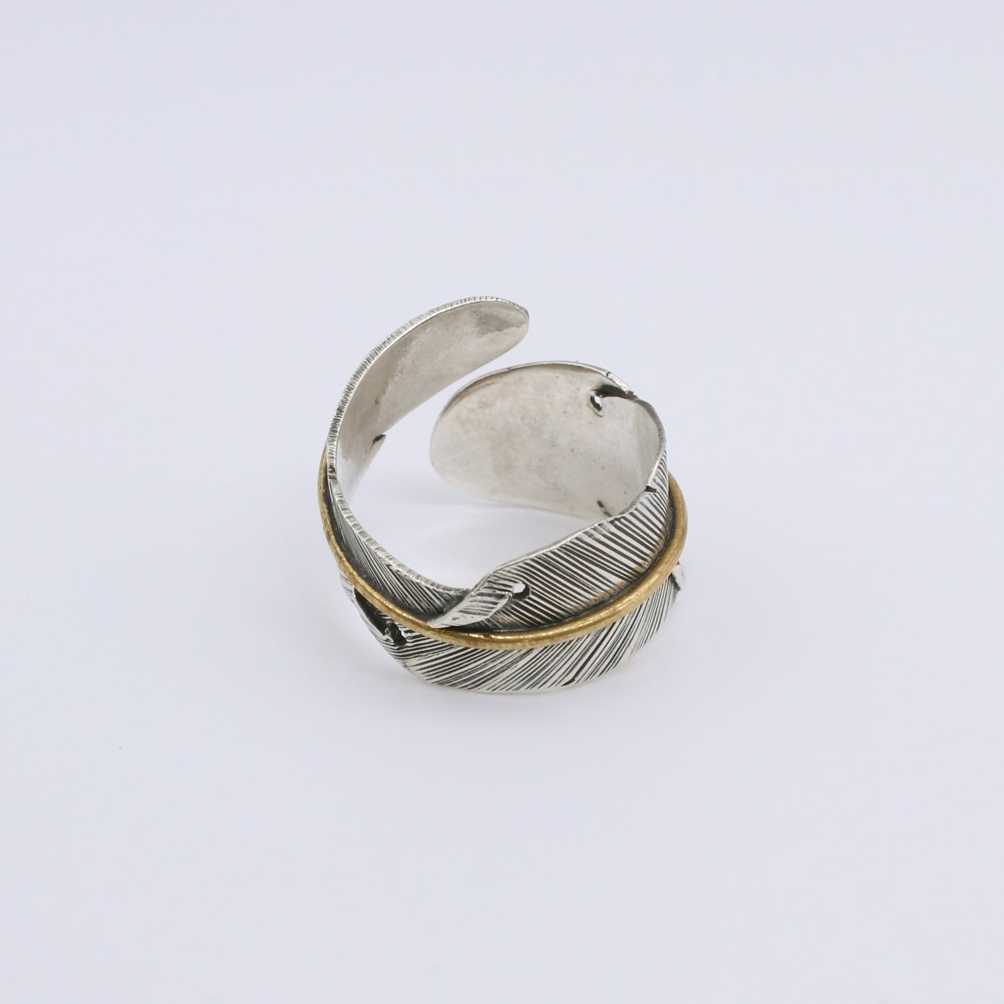 Anillo Plata Pluma