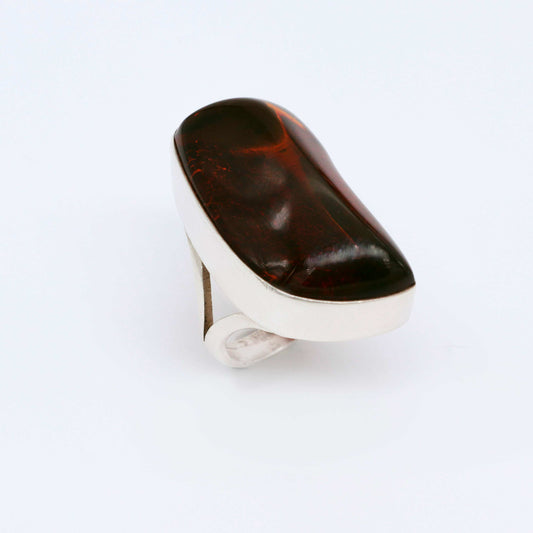 IC: Anillo Gerel AMBAR - Plata Luz