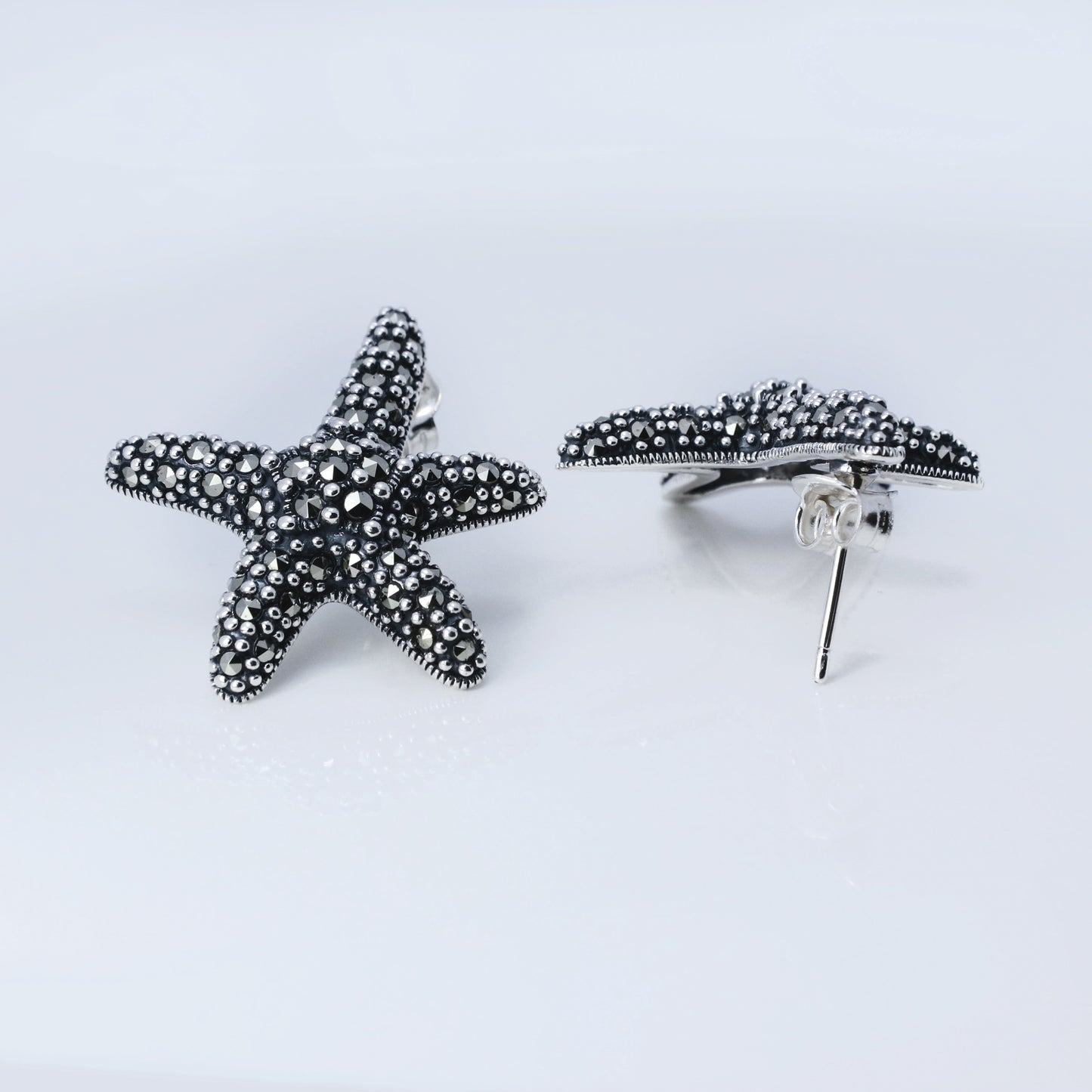 Pendiente Star Marine Big - Plata Luz