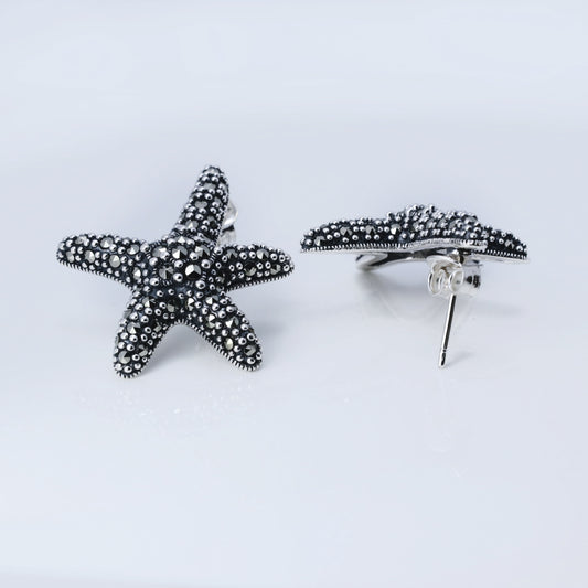 Pendiente Star Marine Big - Plata Luz