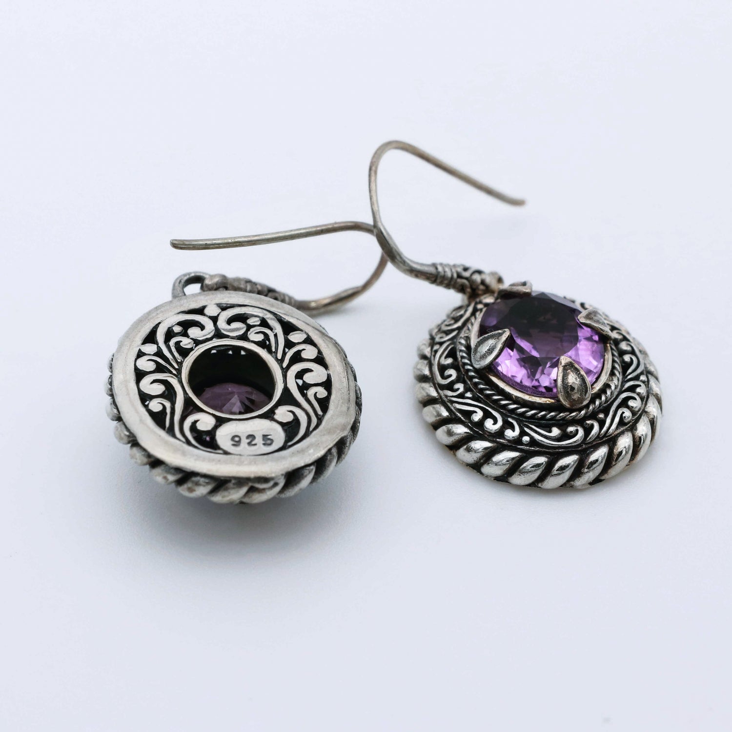 Pendiente Magma V - Plata Luz