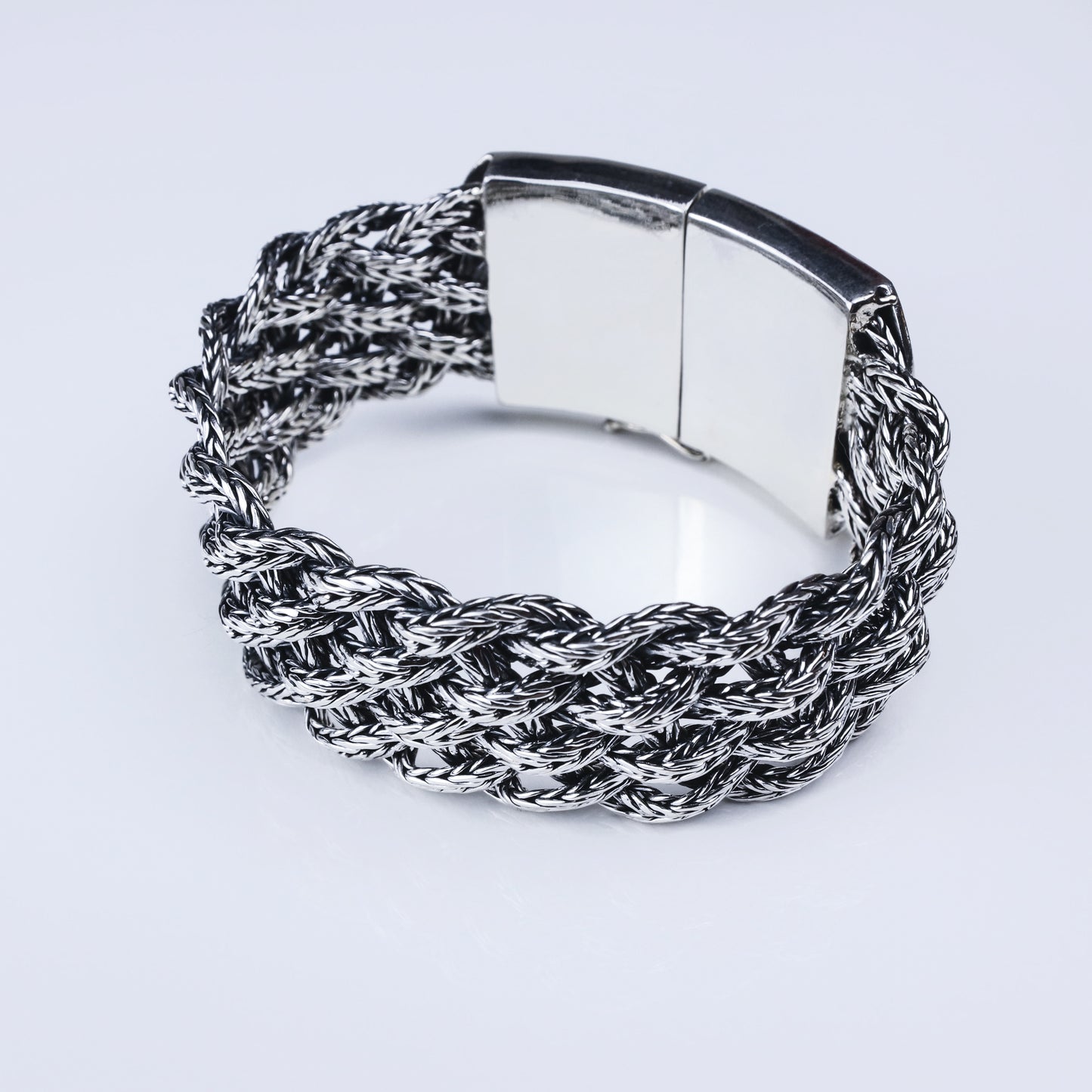 Pulsera Eddy - Plata Luz