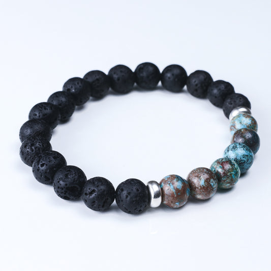 Pulsera Budha Blue - Plata Luz