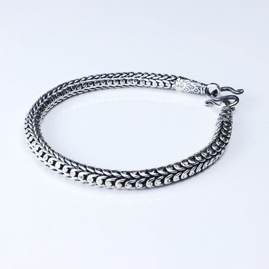 Pulsera Flakes - Plata Luz