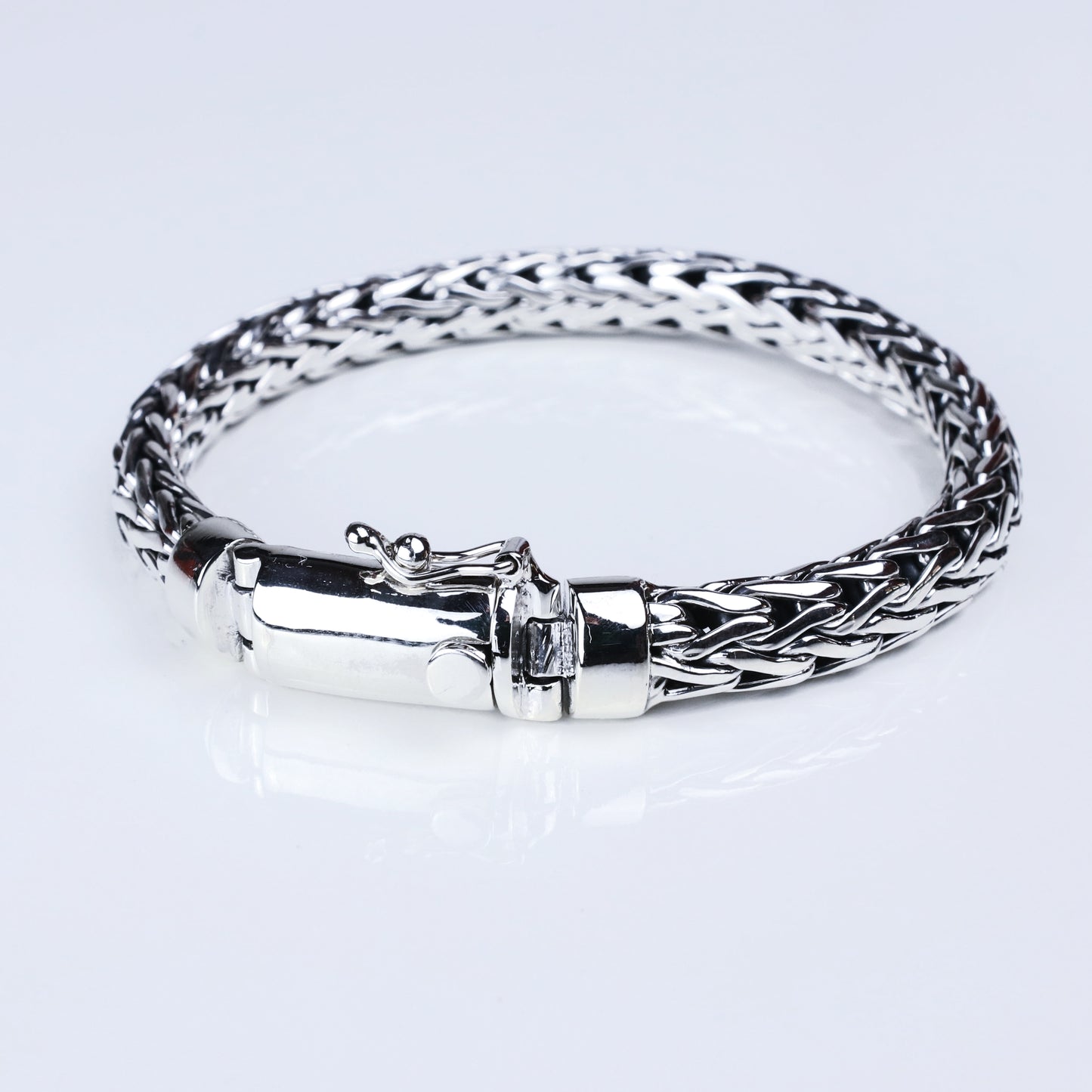 Pulsera Ovaal Simple - Plata Luz
