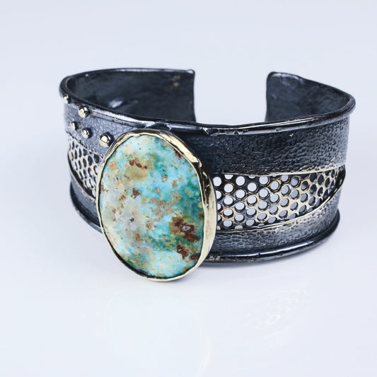 Pulsera Rígida Terra - Plata Luz