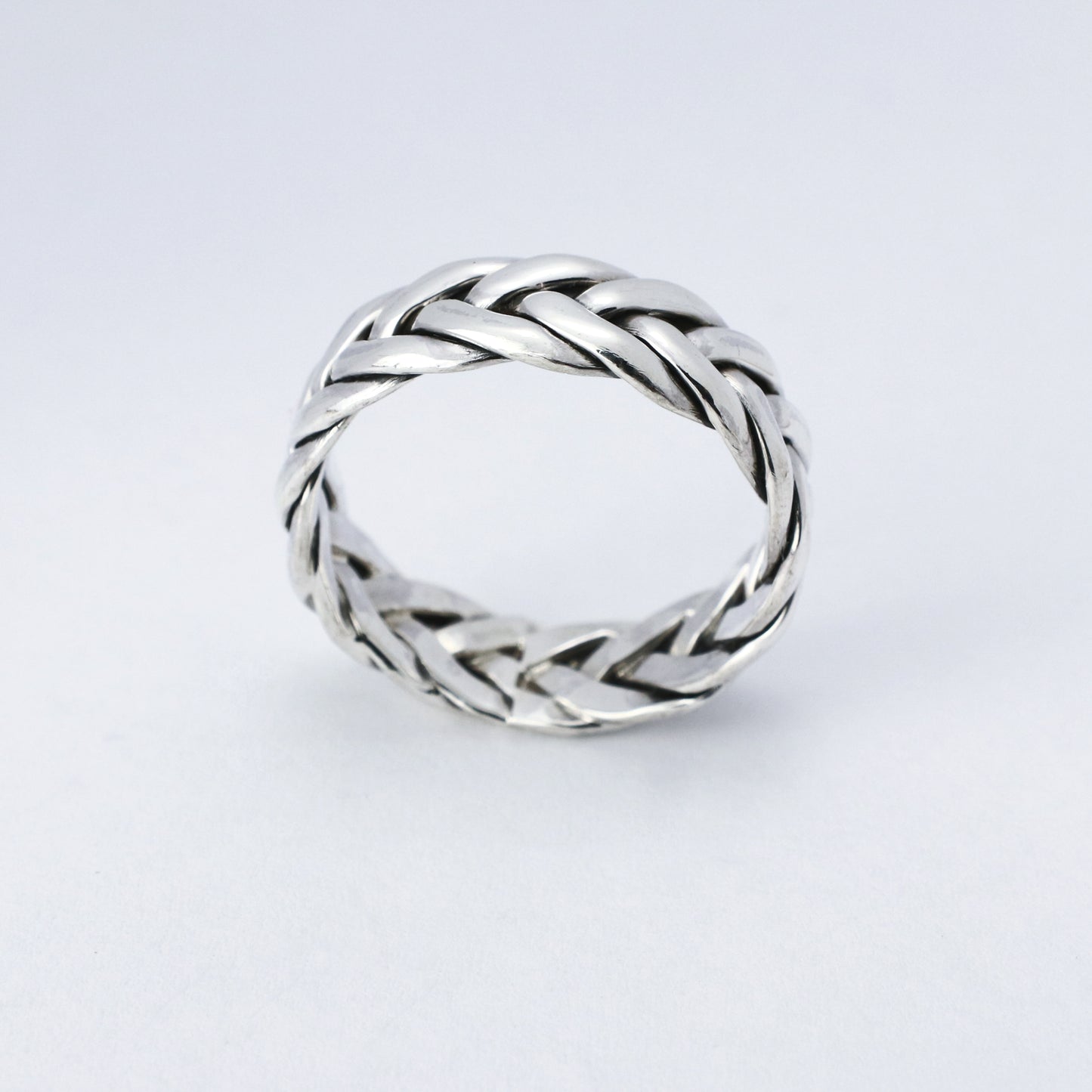 Anillo Braid - Plata Luz