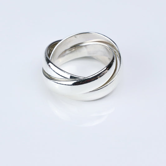 Anillo Saturno - Plata Luz