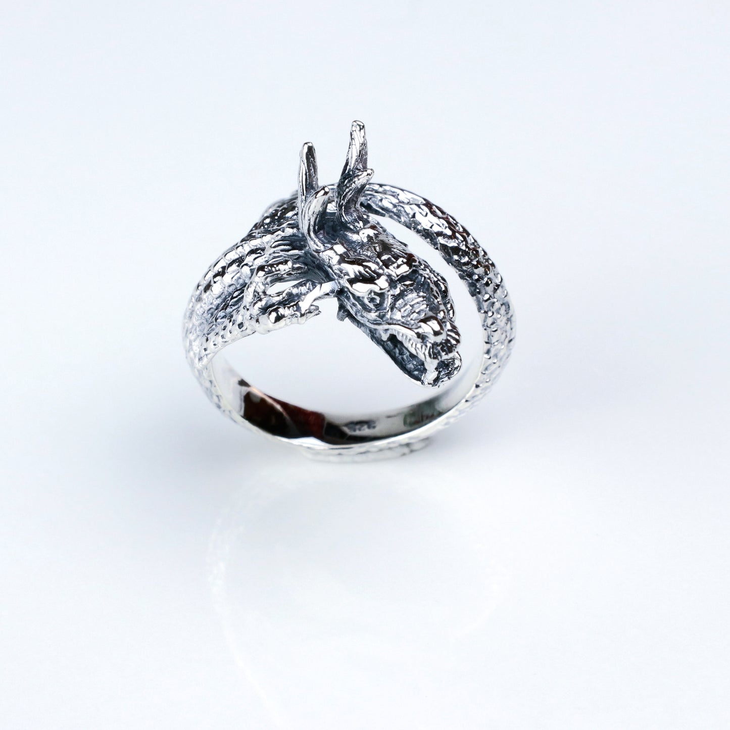 Anillo Dragen - Plata Luz