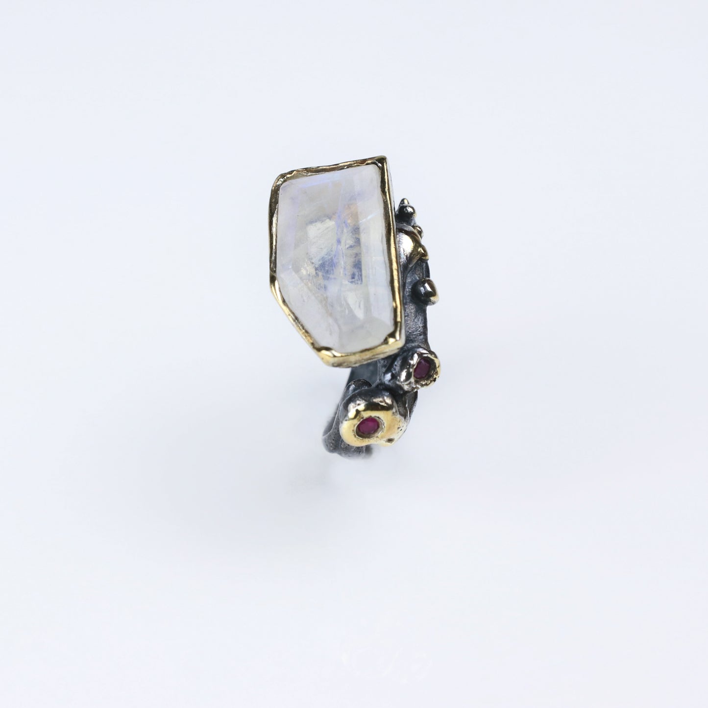 Anillo Moon - Plata Luz