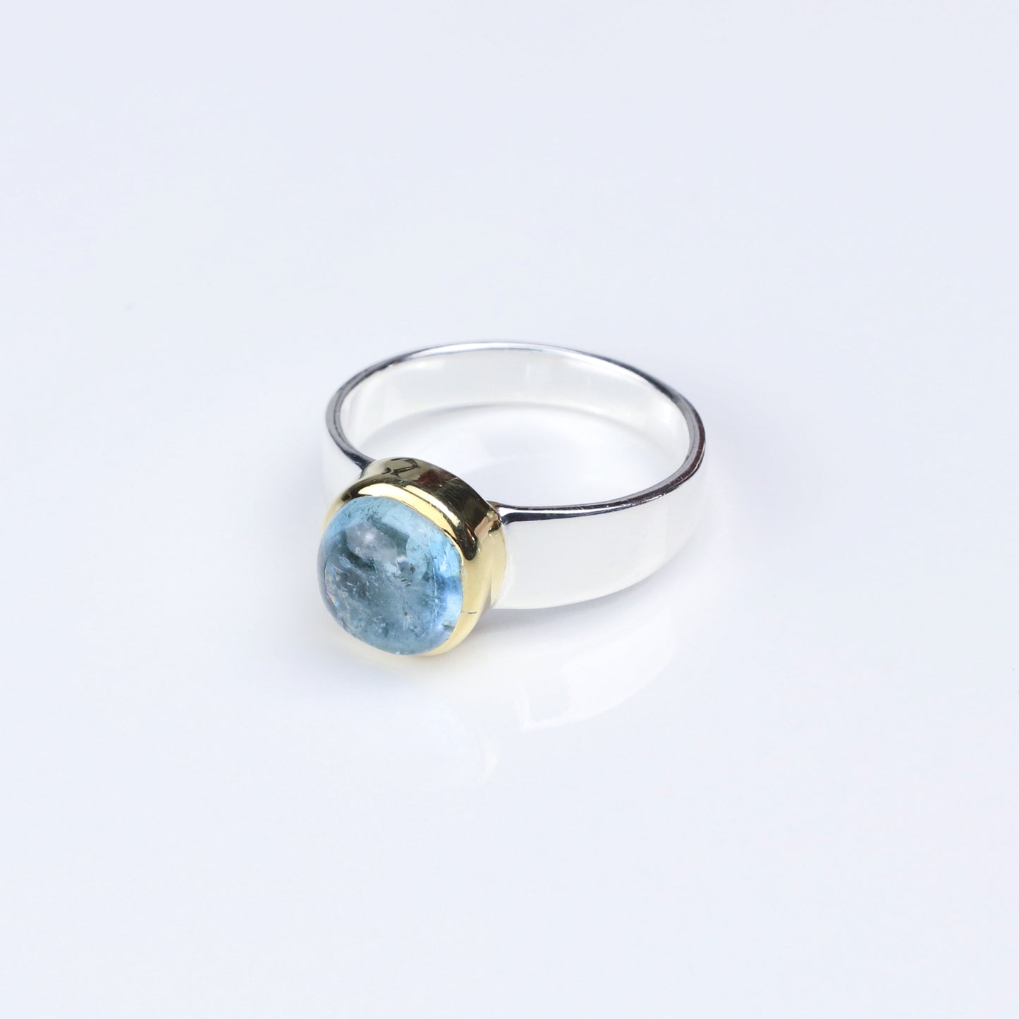 IC: Anillo Zen - Plata Luz TURMALINA AZUL