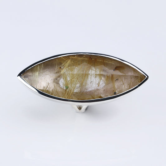 IC: ANILLO PLATA CUARZO RUTILADO