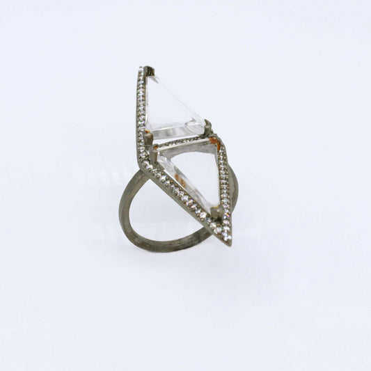 Anillo Rombe - Plata Luz