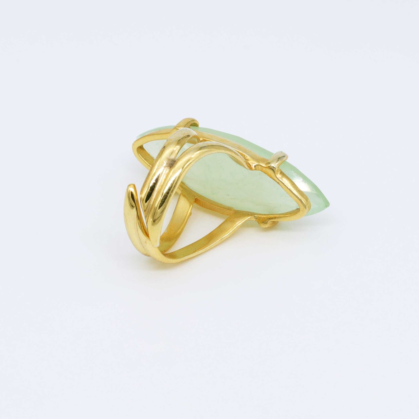 IC: ANILLO ORO CALCEDONIA
