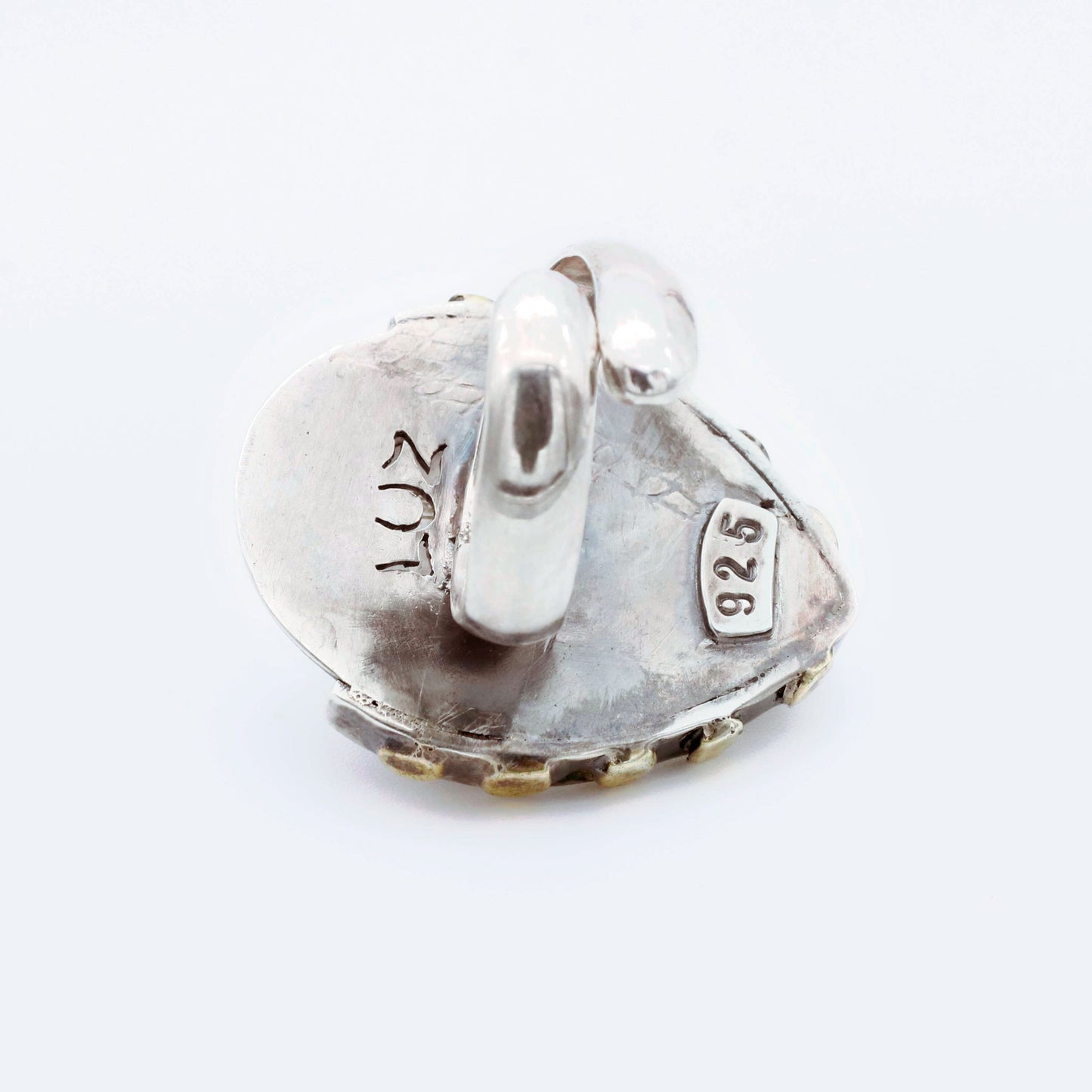 IC: ANILLO PLATA 925 ARTESANIA CUARZO RUTILADO