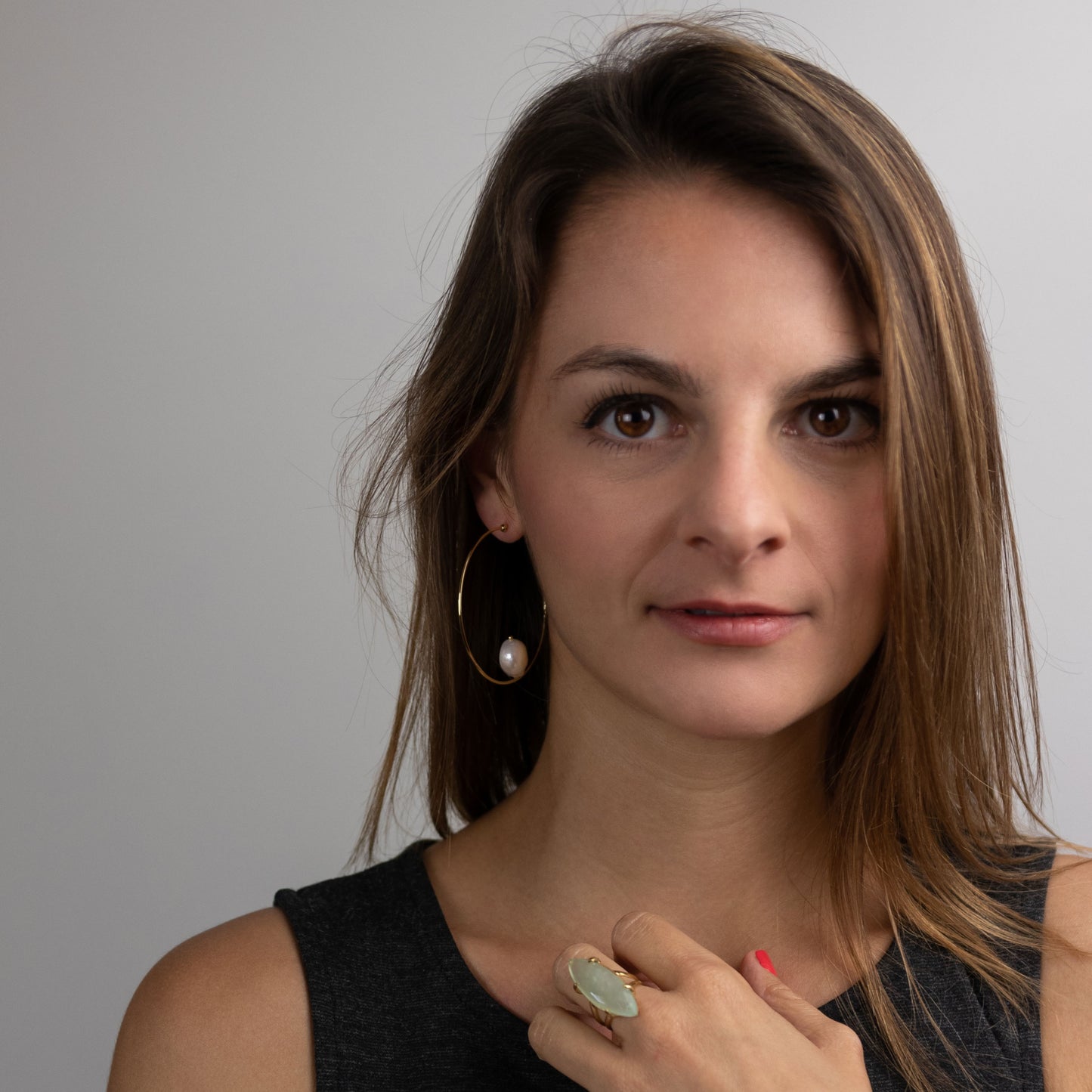 Pendiente Panon - Plata Luz