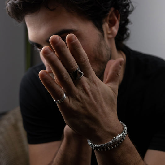 Pulsera Vakuus B - Plata Luz