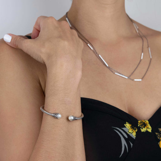 Pulsera Oceanic - Plata Luz
