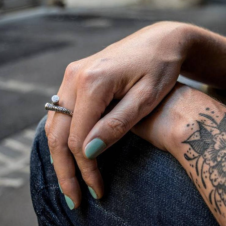 Plata Luz_Anillo Vikings