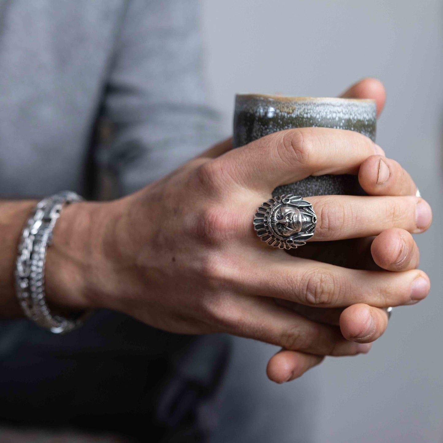 Anillo Indio - Plata Luz