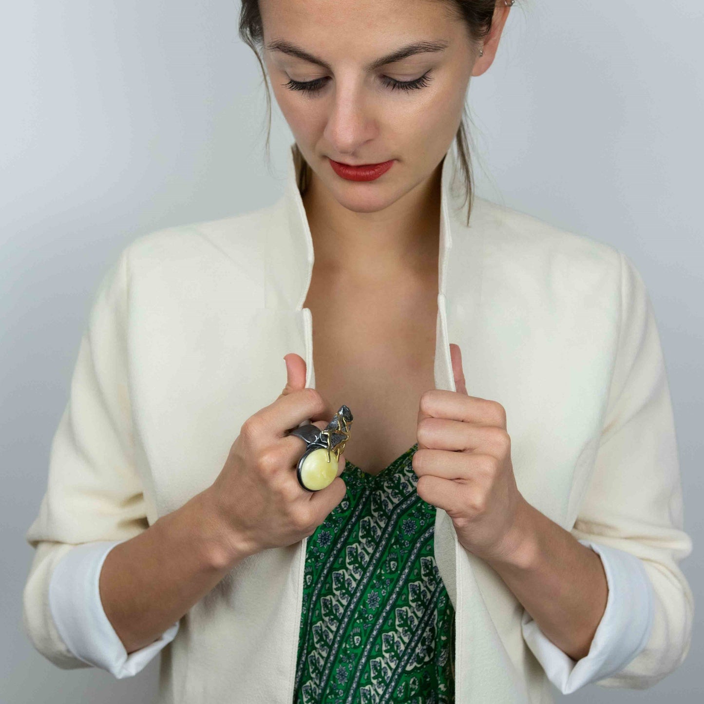Anillo Tusindar - Plata Luz