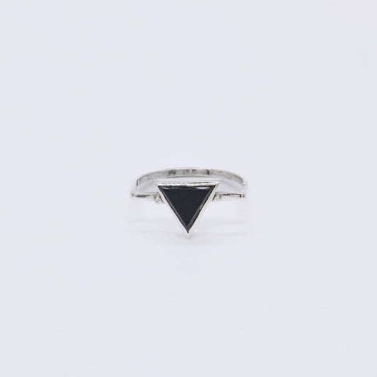 Anillo Toko Hecho a Mano Plata 925 y Ónix Natural