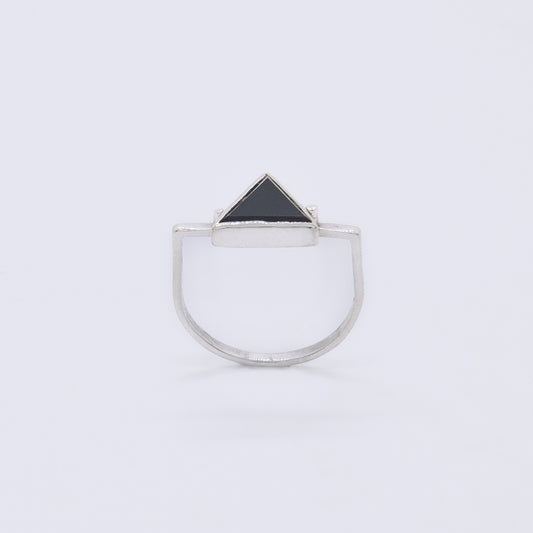 Anillo Toko Hecho a Mano Plata 925 y Ónix Natural