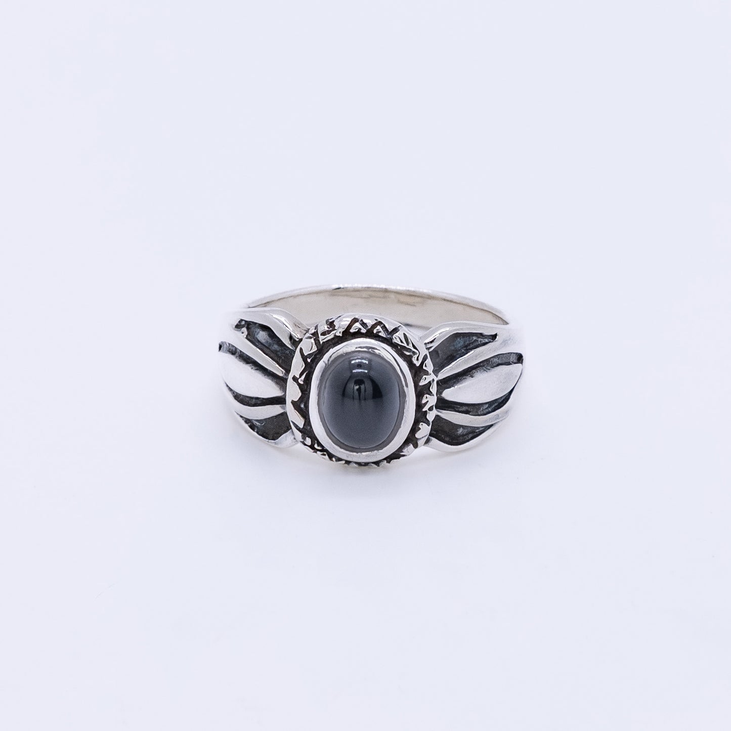 Anillo Raina Plata 925 Ónix negro