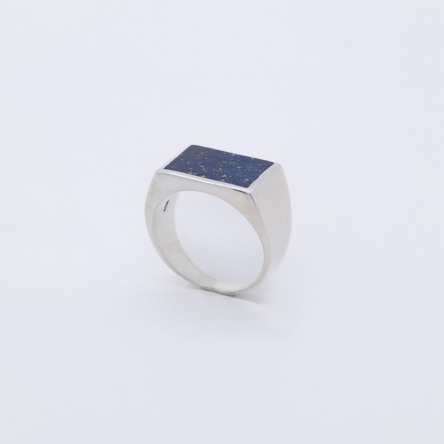 Anillo Tapagua Plata 925 y Lapislázuli - Ónix natural