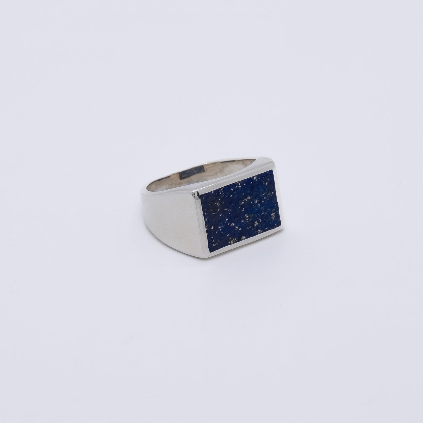 Anillo Tapagua Plata 925 y Lapislázuli - Ónix natural