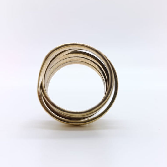 Anillo Serpent Chapado Oro 18k