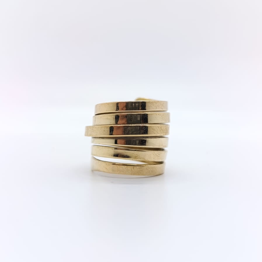 Anillo Serpent Chapado Oro 18k