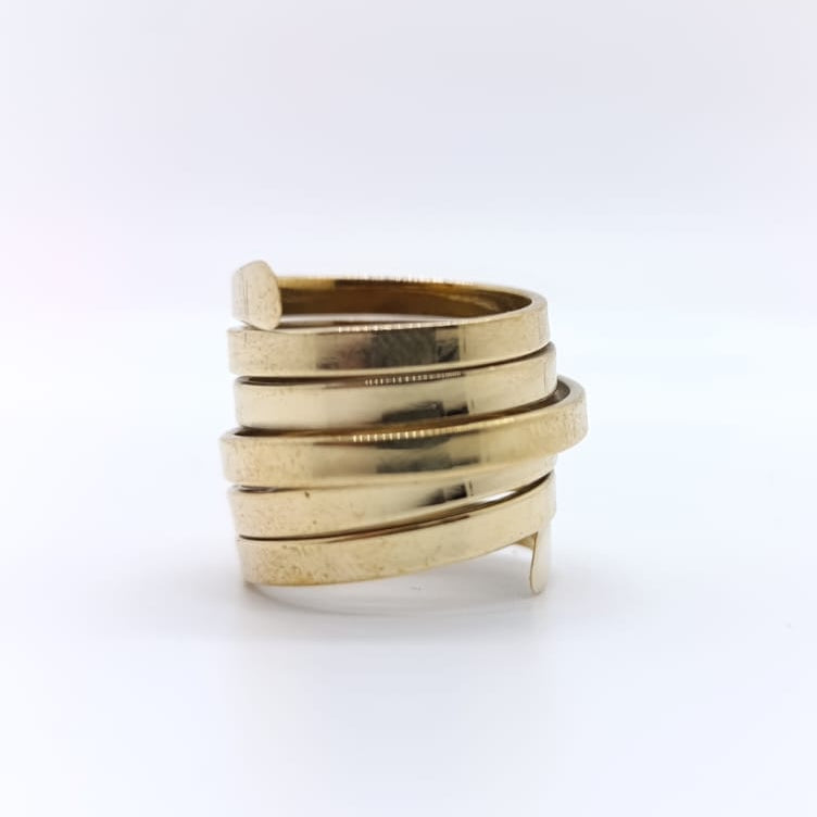 Anillo Serpent Chapado Oro 18k