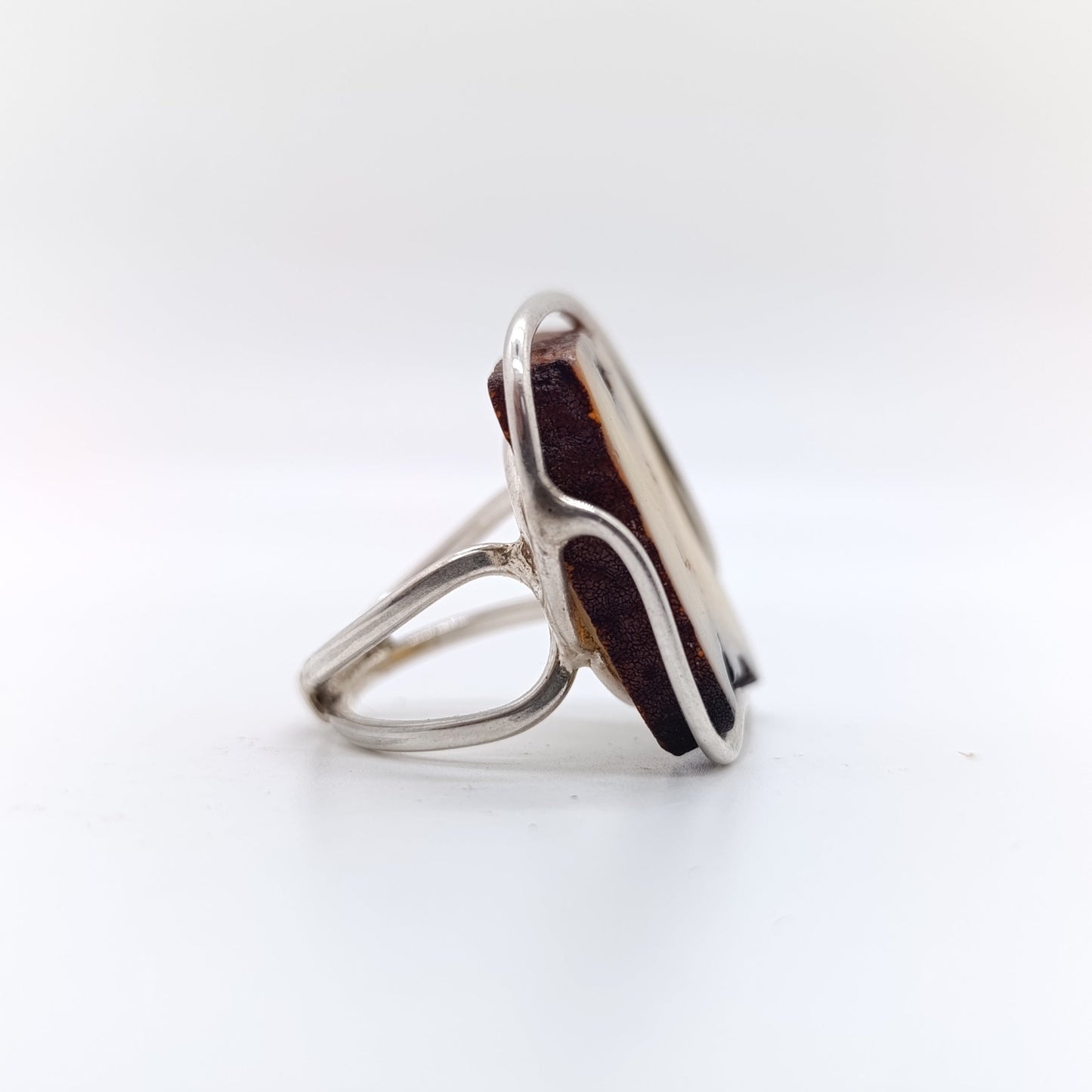 Anillo Ámbar Irregular Báltico