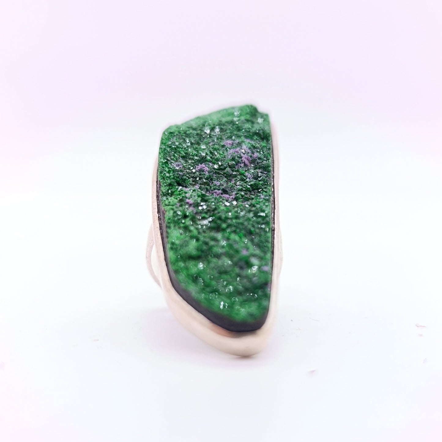 Anillo Granate Uvarivita Plata 925