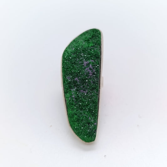 Anillo Granate Uvarivita Plata 925