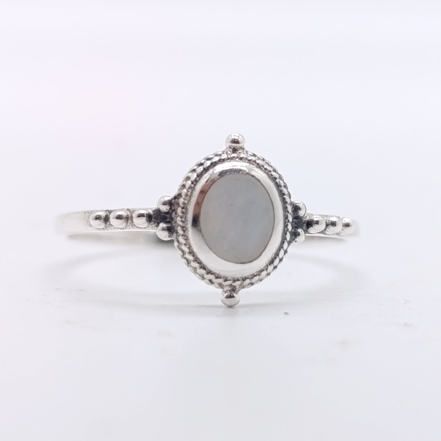 Anillo Piedra Minimalista Plata 925