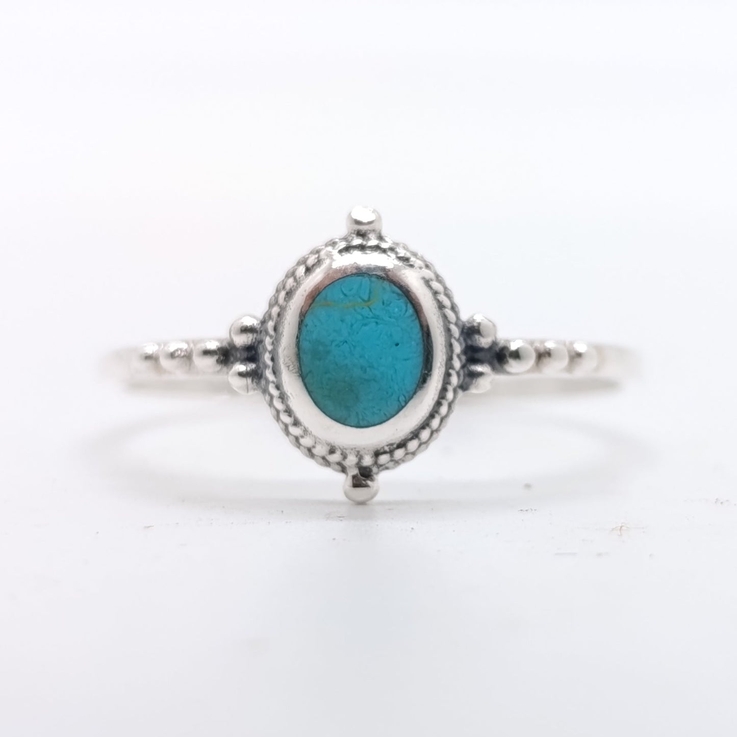 Anillo Piedra Minimalista Plata 925