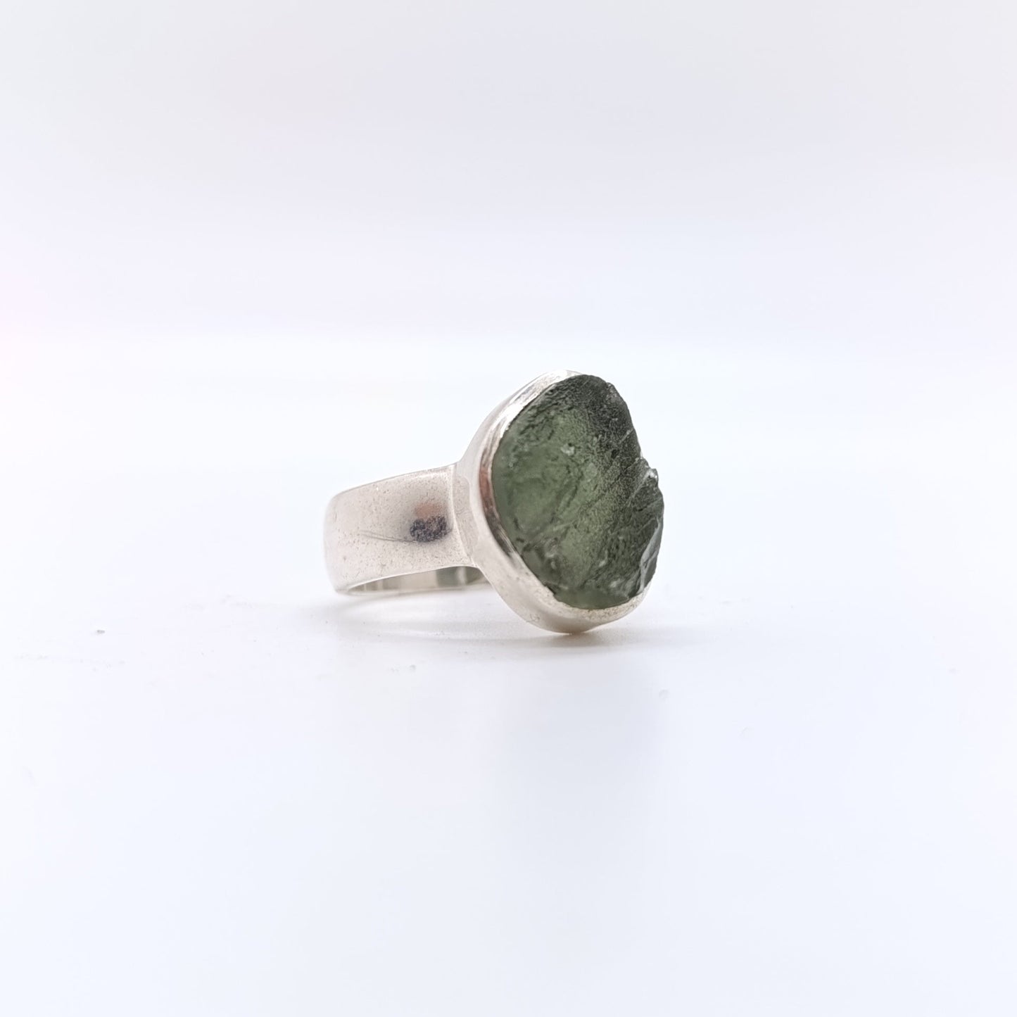 Anillo Moldavita Natural