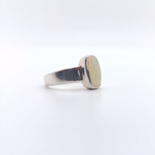 Anillo Opalo Walo Rectangulo Calidad AAA