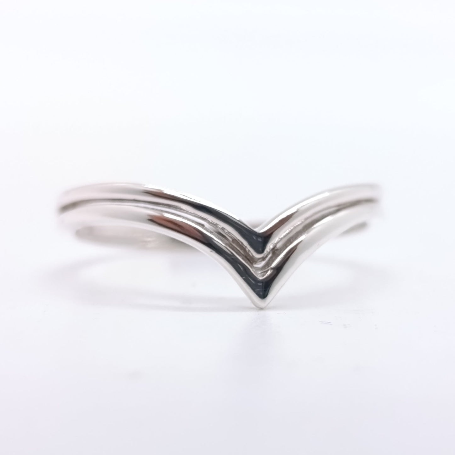 Anillo Plata Doble Punta