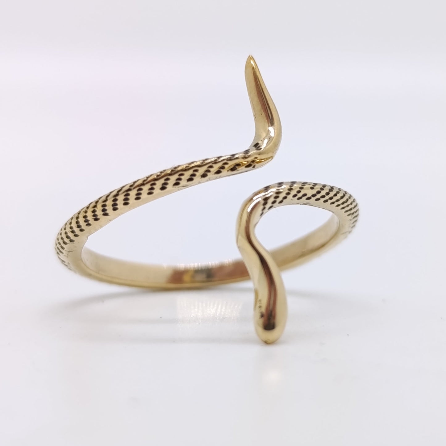 Anillo Serpiente Dorada